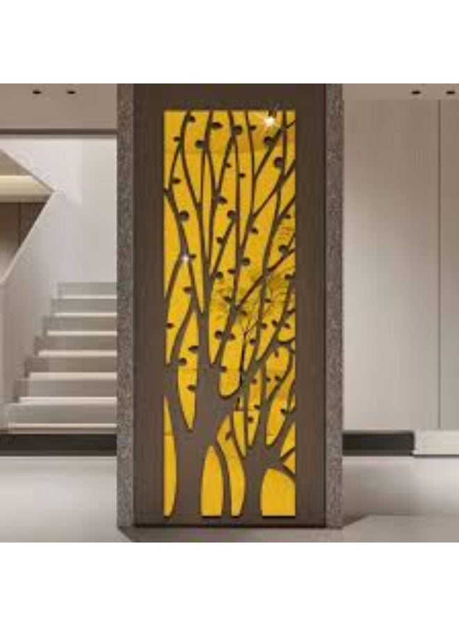 EMAAZZ LLC Modern Tree Acrylic Wall Art Panel Decorative Abstract Nature Design Indoor Wall Hanging Partition for Living Room Hallway Home Decor - Image 4